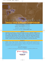 single site surgery simposium