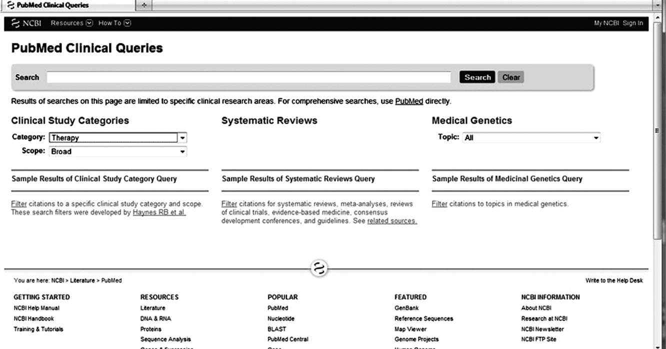 ricerca studi clinici su PubMed